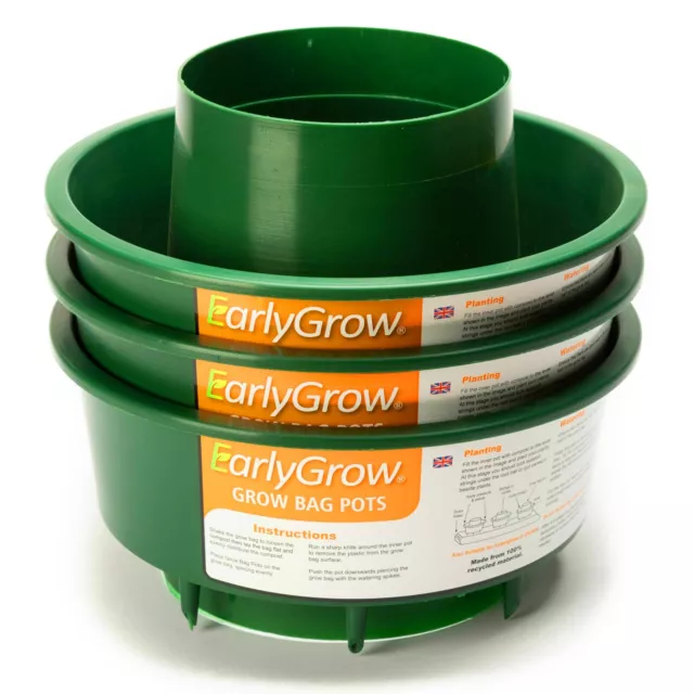 Growbag Tomato Pot Halo for Grow Bag Watering Tray Planter Garden Vegetable