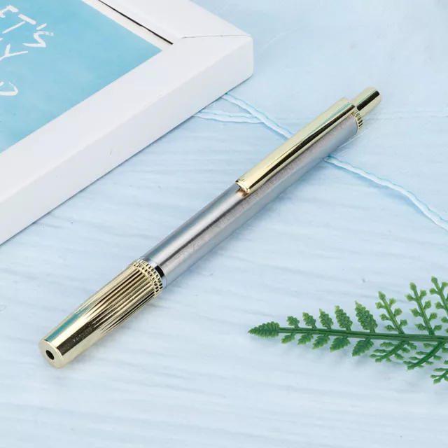 Stainless Steel Slight Pain Blood Lancing Pen Cupping Acupuncture Massage IDS