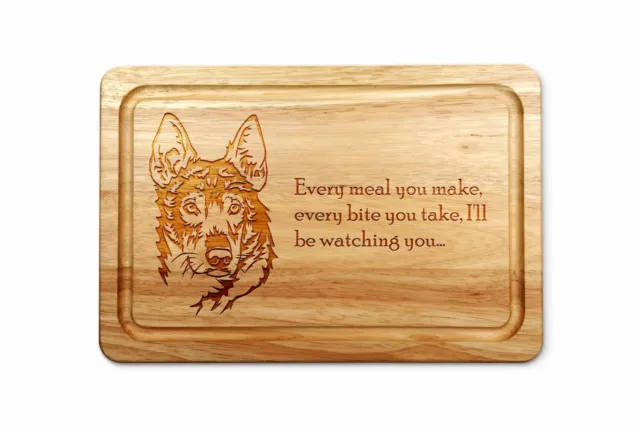 Siberian | Husky | Wooden | Chopping Board | Dog | Breed | Gift