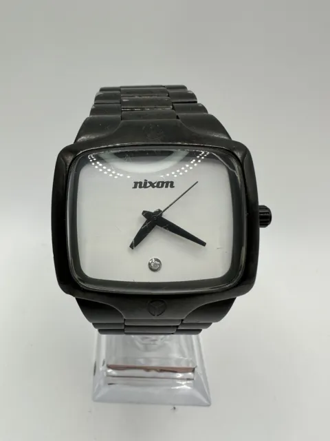 Nixon Yes It’s Real The Player Black Men’s Watch White Face