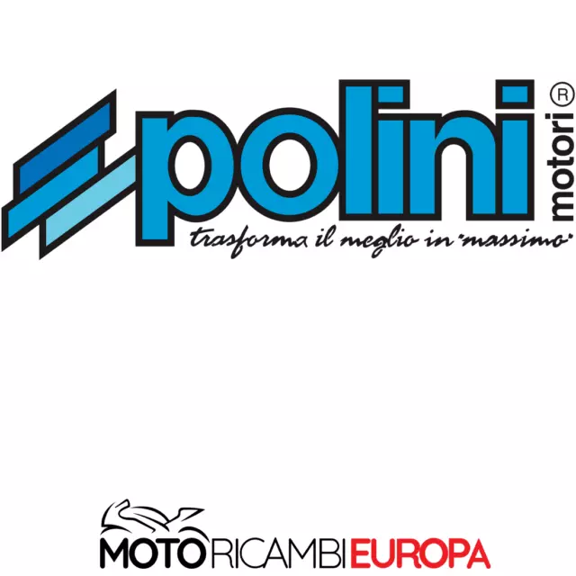 Marmitta Scarico Espansione Polini Nera Piaggio Vespa 50 Pk -200.2055 2