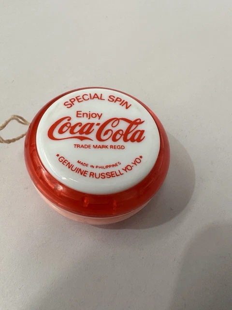 VINTAGE YOYO YO-YO Coca Cola Russell Special Spin Retro