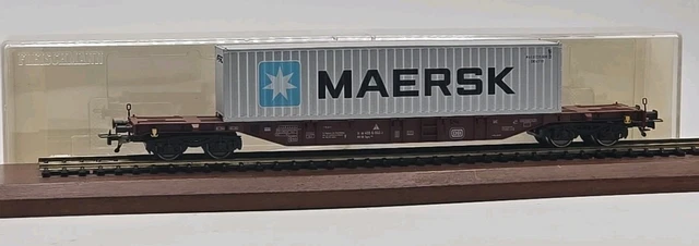 Wagon porte conteneur suisse CROWE Fleischmann HO ref 5235 - Collection