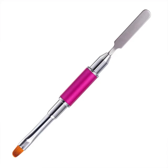 Pluma y lima de pintura de uñas