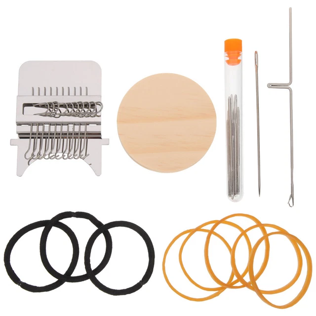 Darning Mini Telar Máquina Telar Kits Máquina de tejer Acero Inoxidable