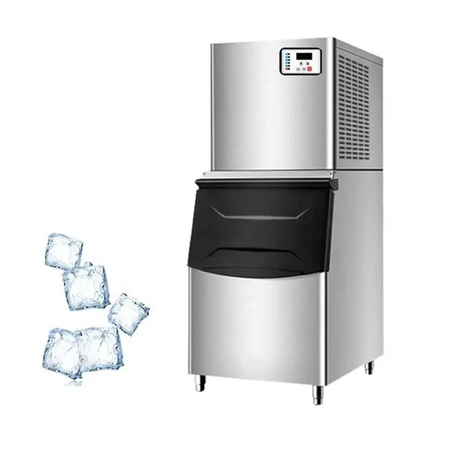 Vaseni 330lbs/24H Commercial Ice Maker Ice Cube Machine Freestand 156 Tray 1250W