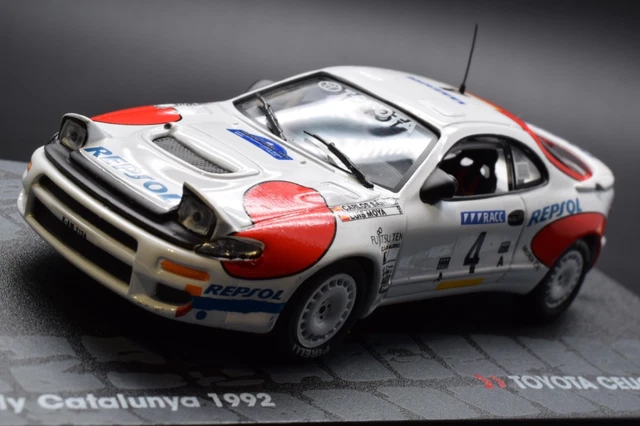 Miniature Toyota Celica Turbo 4WD Rally – Hachette 1/24, Diecast Neuve
