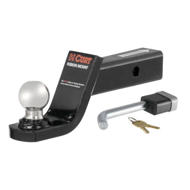 Curt Towing Starter Kit with 2" Ball 2" Shank 7500 lbs. 4" Drop x 45142