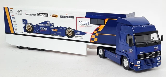 Ixo 1:43 Volvo FH12 Arrows Formule 1 2000 / 01 Team camionnettes orange / noir NSG8 modèle Ixo 1:43 Volvo FH12 Arrows Formule 1 2000 / 01 Team camionnettes orange / noir NSG8 modèle