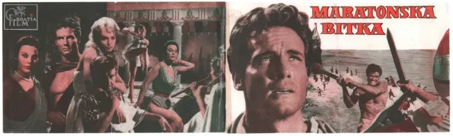 LA BATTAGLIA DI MARATONA / THE GIANT OF MARATHON exYU Movie Program STEVE REEVES 2