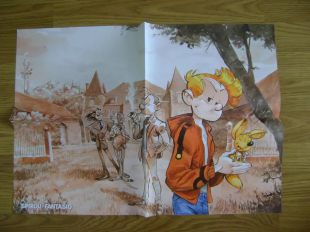 MUNUERA - Poster Spirou et Fantasio - Journal de Spirou n° 4005