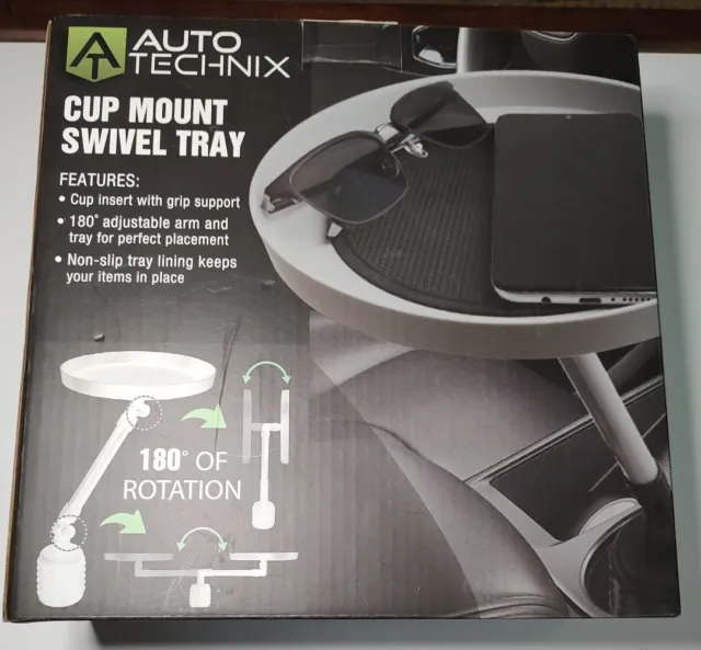 auto technix cup mount swivel tray
