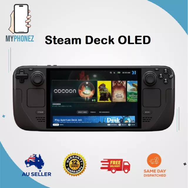 Steam Deck OLED Display HDR [512GB/1TB] Handheld Console - Brand New - Au Seller