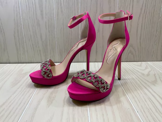 Nina Scotty Platform Dress Sandal, Women's Size 7 M, Hot Pink MSRP $110 2