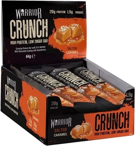 WARRIOR Crunch High Protein Bar SALTED CARAMEL 12x64g
