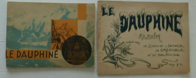 LE DAUPHINE , albums anciens de syndicats d'initiative