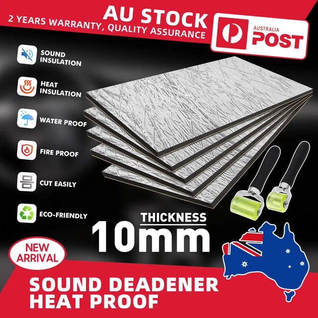Forbestauto 48 Sheet Car Sound Deadener & Heat Insulation Mat – 50x30cm 10mm Thick