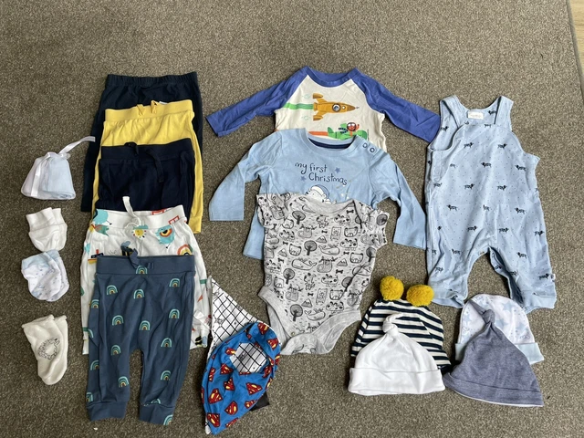 baby boy bundle 0-3 months 18 Items! Charity Sale VGC Next George Etc