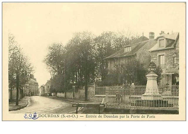 91.DOURDAN.n°124.ENTREE DE DOURDAN PAR LA PORTE DE PARIS