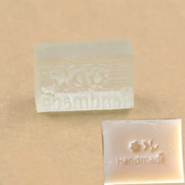 Handmade Word Flowers Pattern Resin Stamp DIY Soap Art Decoration Mini 1pc Hot