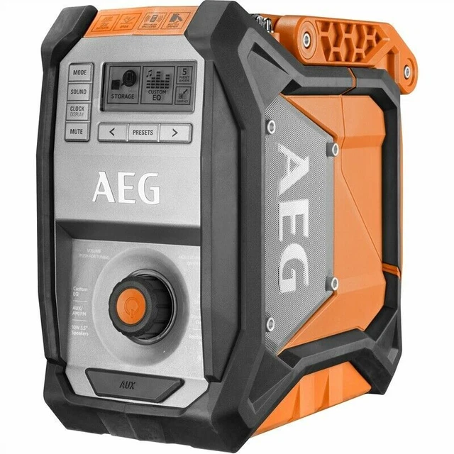 Aeg 18в bge18c2. Импакт aeg 18v. радио aeg.