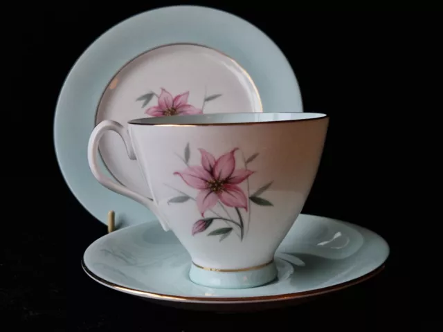 Beautiful Dainty Royal Albert "Elfin" Trio (Tea Cup, Saucer, Cake Plate)