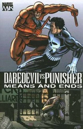 Daredevil vs Punisher: Means  Ends - Paperback By Lapham, Dave - VERY GOOD