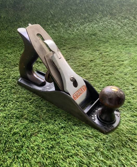 Vintage Stanley Bailey No 4 Wood Plane Made In England CL37
