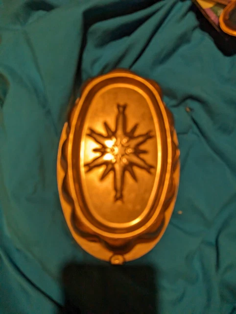 Vintage 1970’s Copper Gelatin Mold with Snowflake Winter Pattern