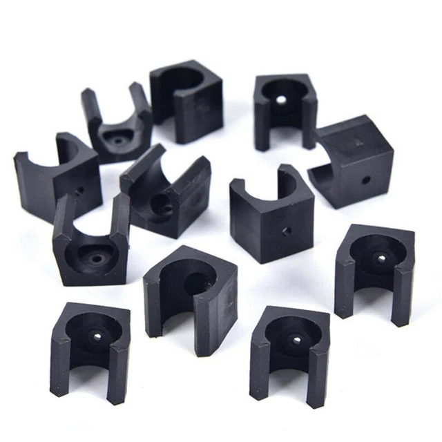 Rack mural 12 pièces clips de support en plastique pour billard/tiges à pêche