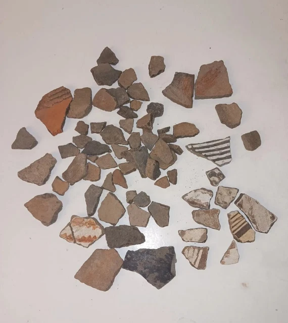 Ancient Anasazi Pottery Shards Indian Artifacts