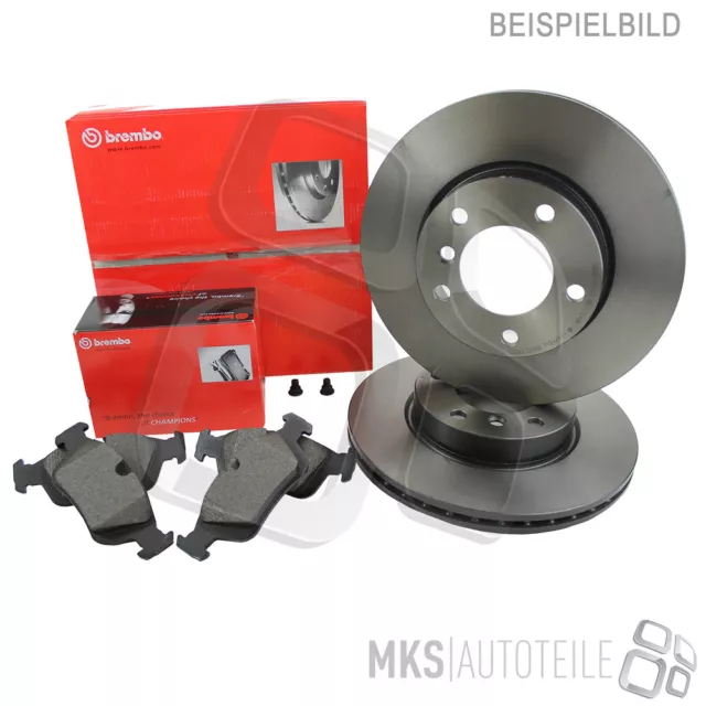 BREMBO BREMSSCHEIBEN + BELÄGE VORNE Ø300 für BMW 1er 3er 3er Touring 3874616