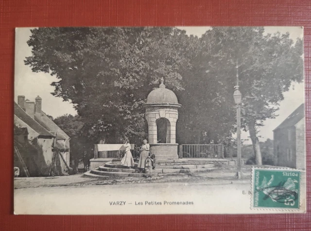 Cpa - 58 - Varzy - Les Petites Promenades