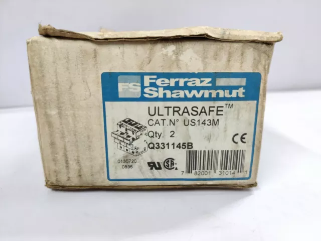 2 X Ferraz Shawmut US143M Ultrasafe 750V, 50A