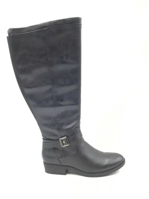 Baretraps Women's Yvonna2 Wide Calf Boot in Black Size 7.5US NWOB