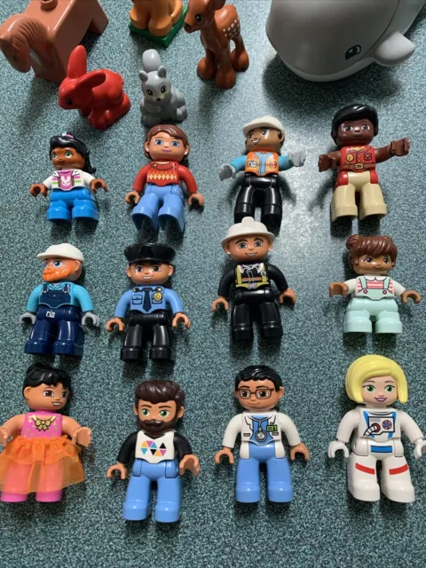 Lot of Lego Duplo People Figures & Animals x 18