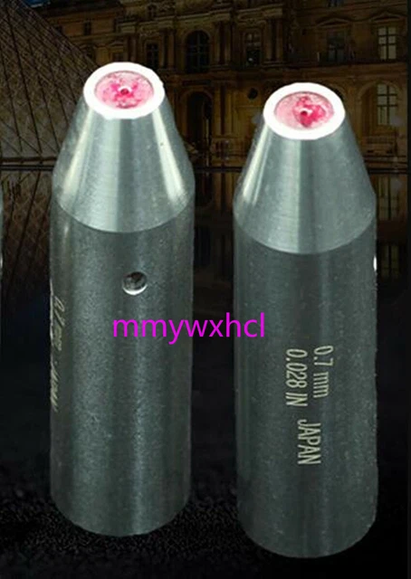 2PCS CNC EDM Wire Cut Machine Ruby Ceramic Electrode Guide Fit 0.7x12x42mm