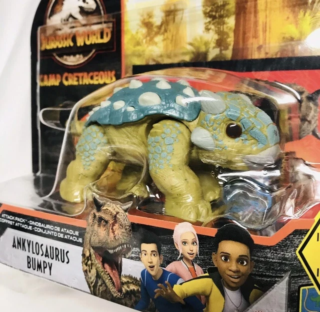JURASSIC WORLD TOYS Ankylosaurus Bumpy Camp Cretaceous 4 inch Figurine ...
