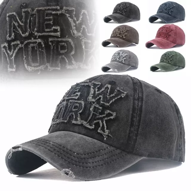 NEW YORK Stickerei Baseball kappen Frühling Sommer Trucker Caps  Mann Frauen