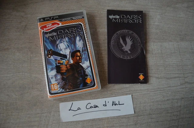 ₪ PAS DE JEU ₪ Boite + Notice Syphon Filter Dark Mirror PSP FR