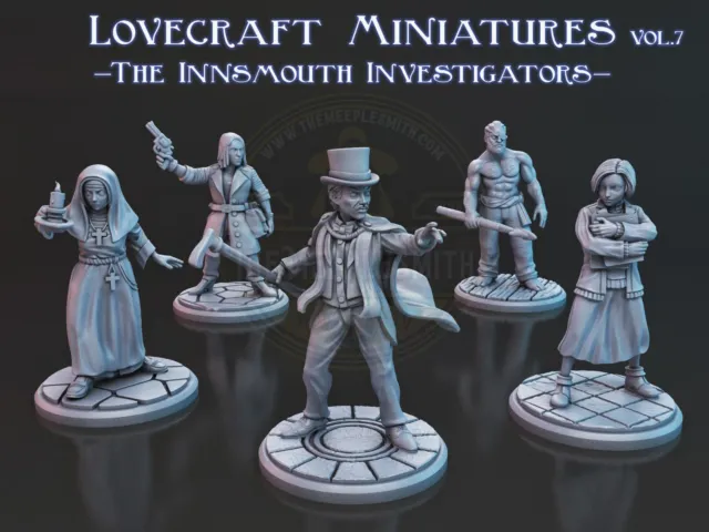 Lovecraft Miniatures Vol.7 "The Innsmouth Investigators"