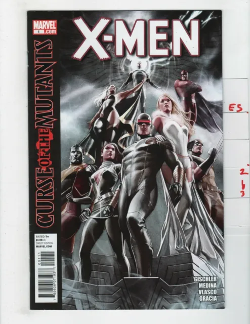 X-Men #1 VF/NM 2010 Marvel Curse of the Mutants e523