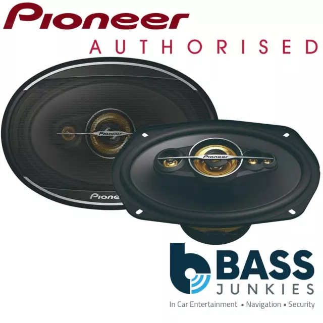 Pioneer TS-A6991F 6x9" 5 Way 1400 Watts A Pair Coaxial Car Door Shelf Speakers