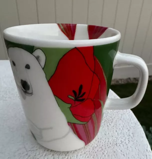 MARIMEKKO Scandinavian OIVA NANUK Coffee Mug Polar Bear Vintage Rare EUC