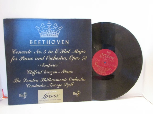 Beethoven Concerto No.5 In E Flat Major London 114  33-1/3 Record Album