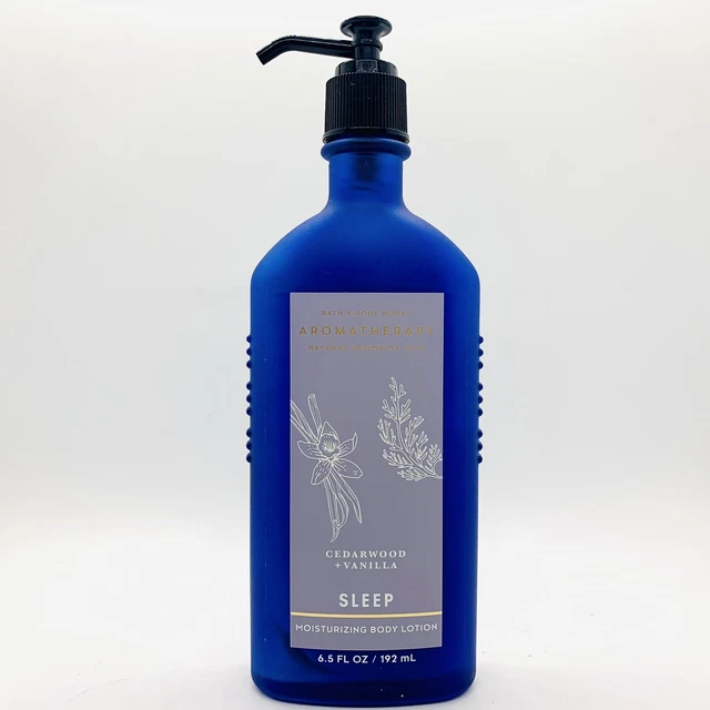 Bath & Body Works Aromatherapy Sleep Cedarwood + Vanilla Body Lotion 6.5 Oz New!
