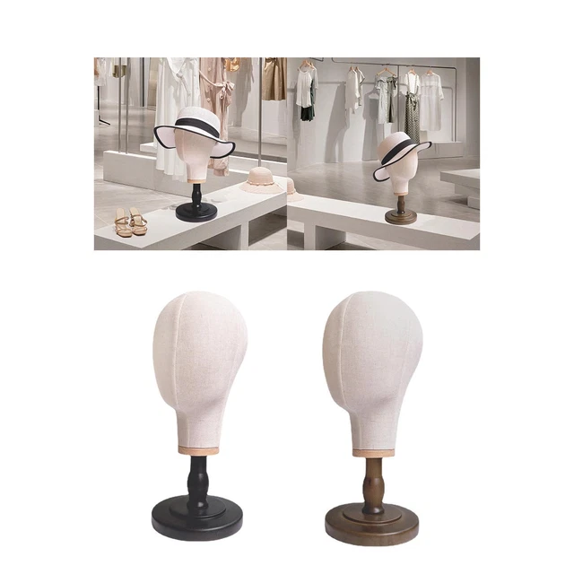 Cabezal de muñeca modelo comestic sombrero cabeza de pantalla para auriculares