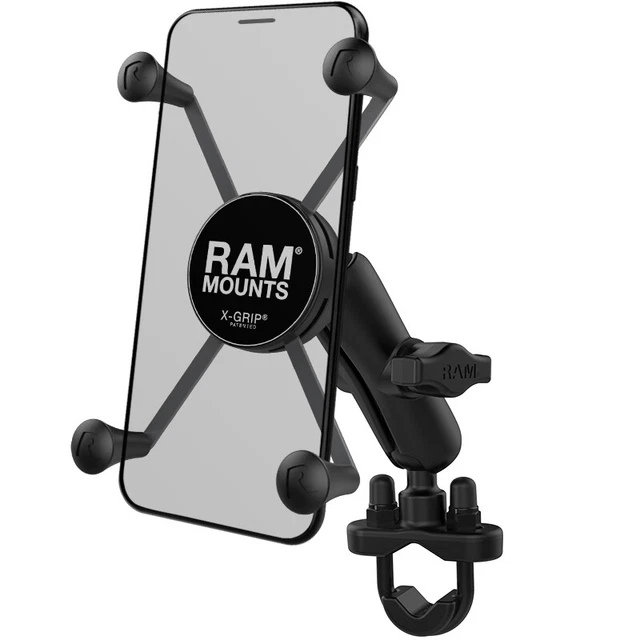 Supporto cellulare universale X-Grip XL con morsetto (braccio lungo) Ram Mount