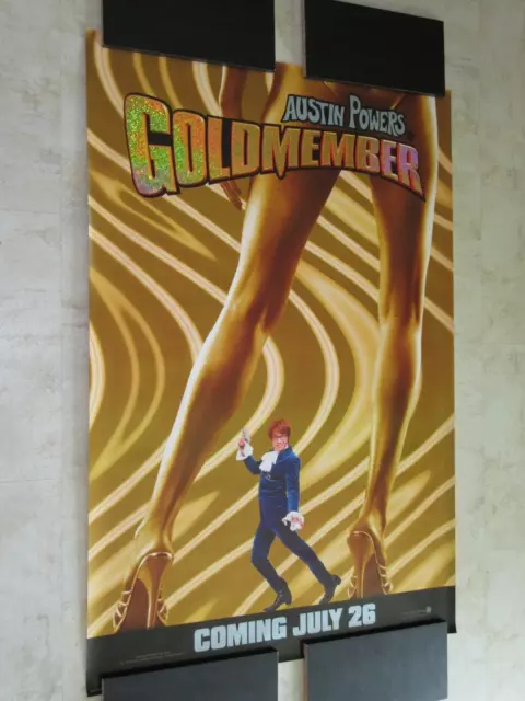 AUSTIN POWERS in GOLDMEMBER [DOUBLE-SIDED] 27x40 [ORIGINAL] D/S MOVIE POSTER