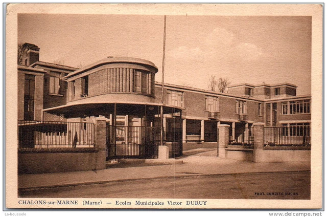 51 CHALONS SUR MARNE - ecole municipales Victor Duruy